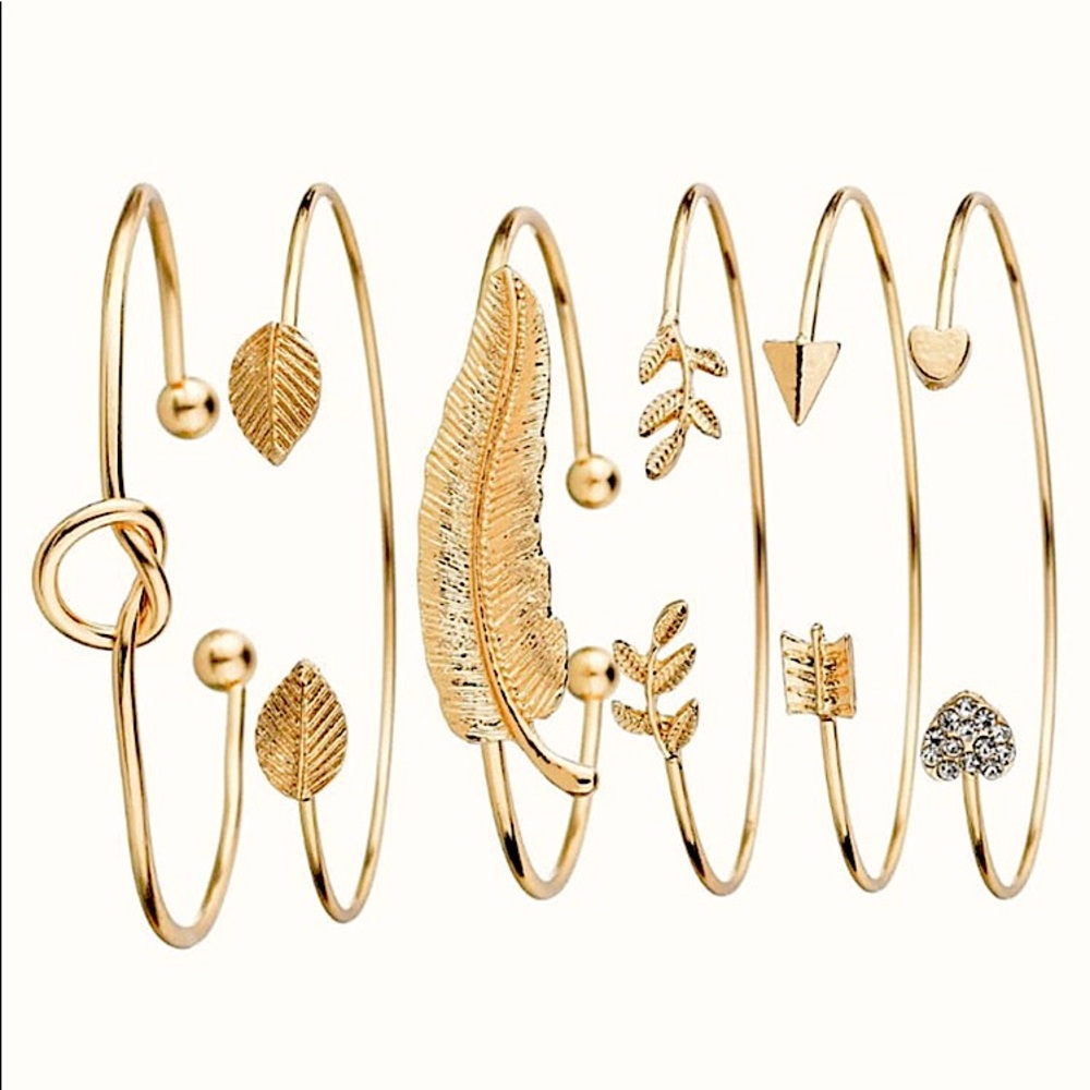 6pcs Cuff Bangle